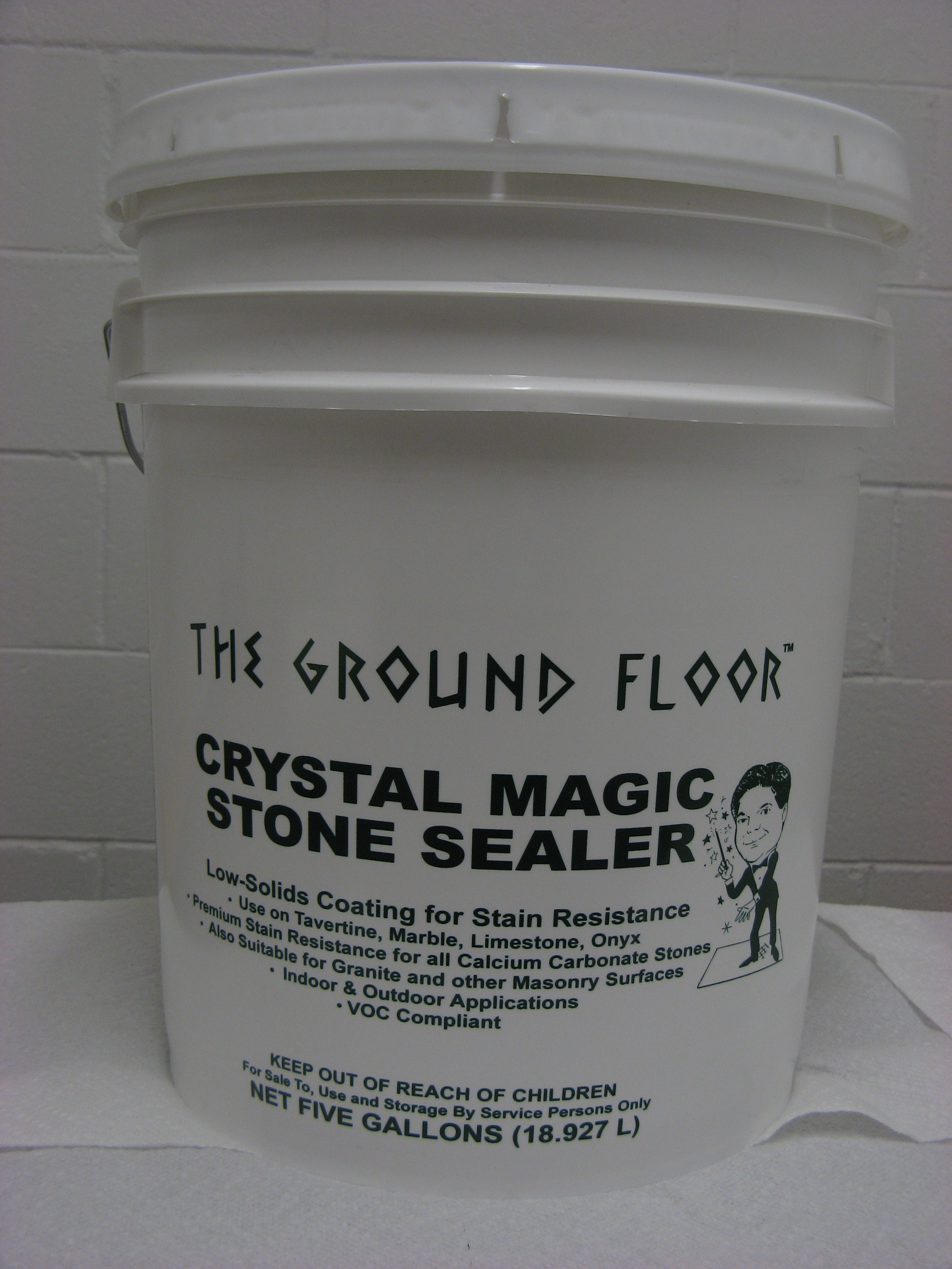 Crystal Magic Stone Sealer (5 gallon pail)